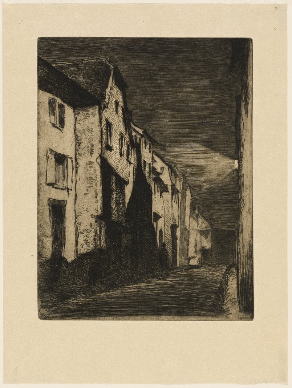 Ulice v Saverne od James Abbott McNeill Whistler