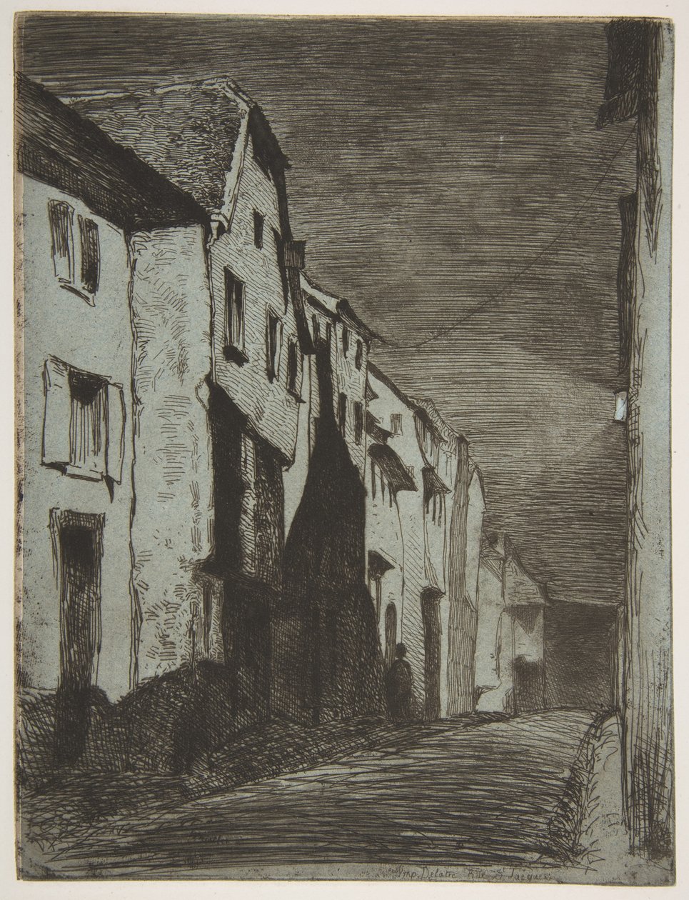 Ulice v Saverne od James McNeill Whistler