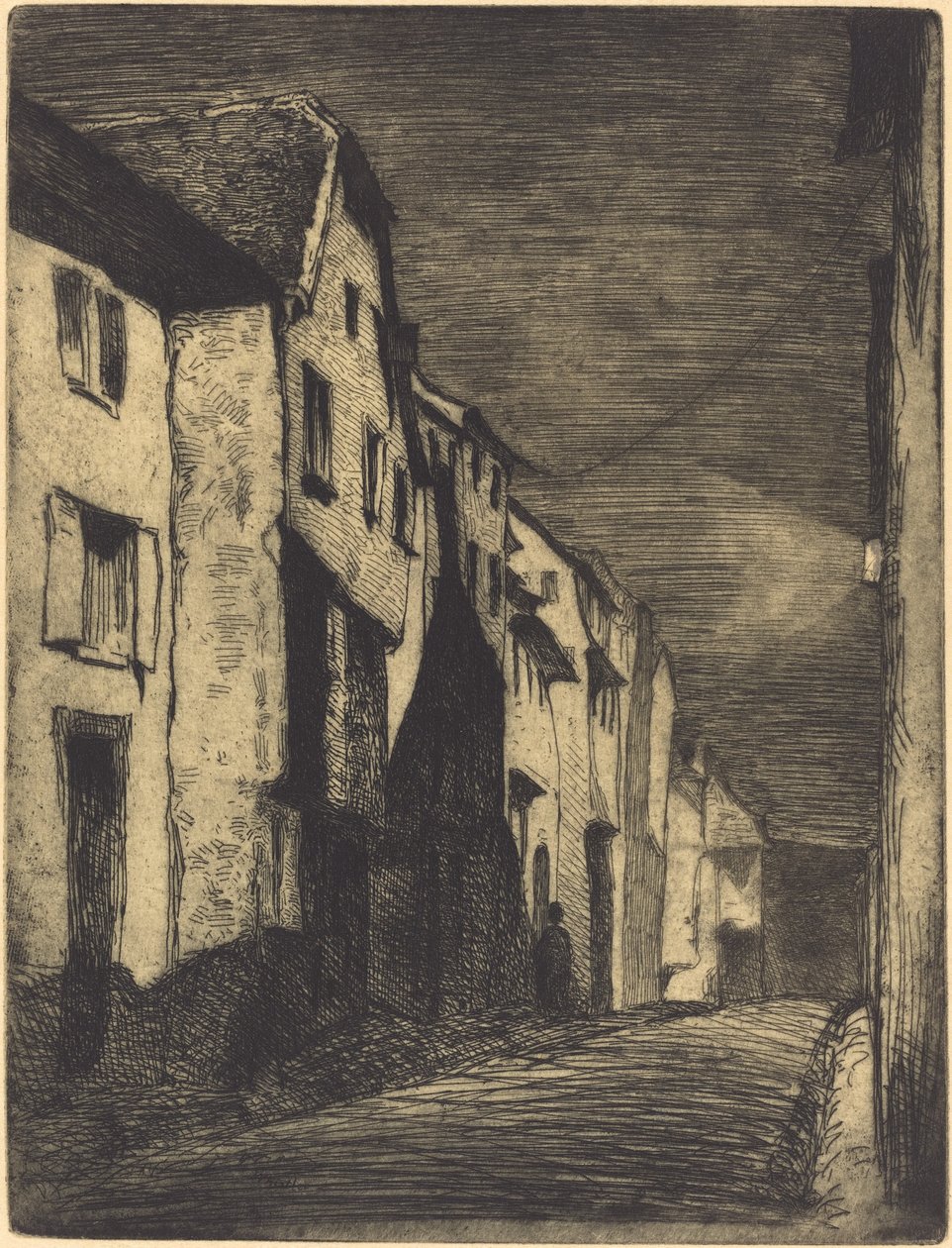 Ulice v Saverne od James Abbott McNeill Whistler