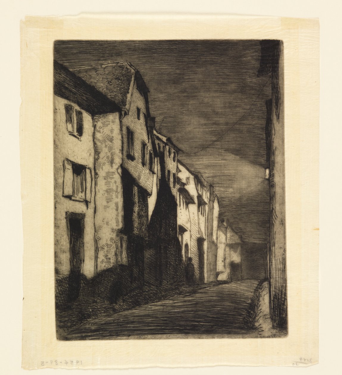 Ulice v Saverne od James Abbott McNeill Whistler