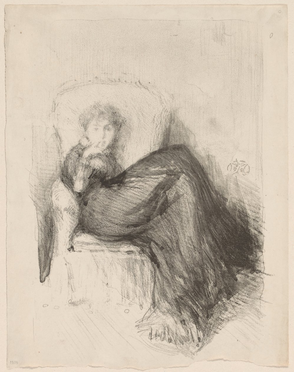 Studie: Maud vsedě od James McNeill Whistler