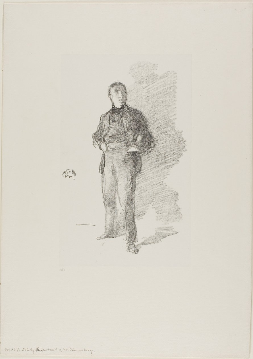 Studie č. 1: Pan Thomas Way od James Abbott McNeill Whistler