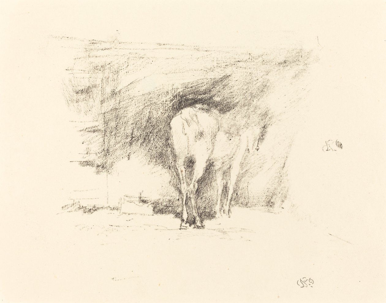 Studie koně od James Abbott McNeill Whistler