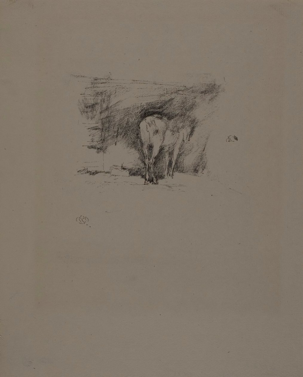 Studie koně od James Abbott McNeill Whistler