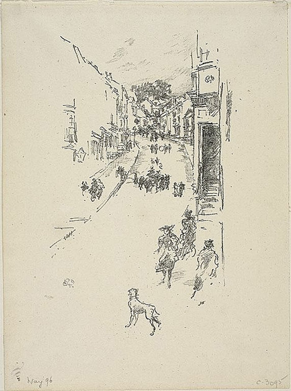 Neděle, Lyme Regis od James Abbott McNeill Whistler