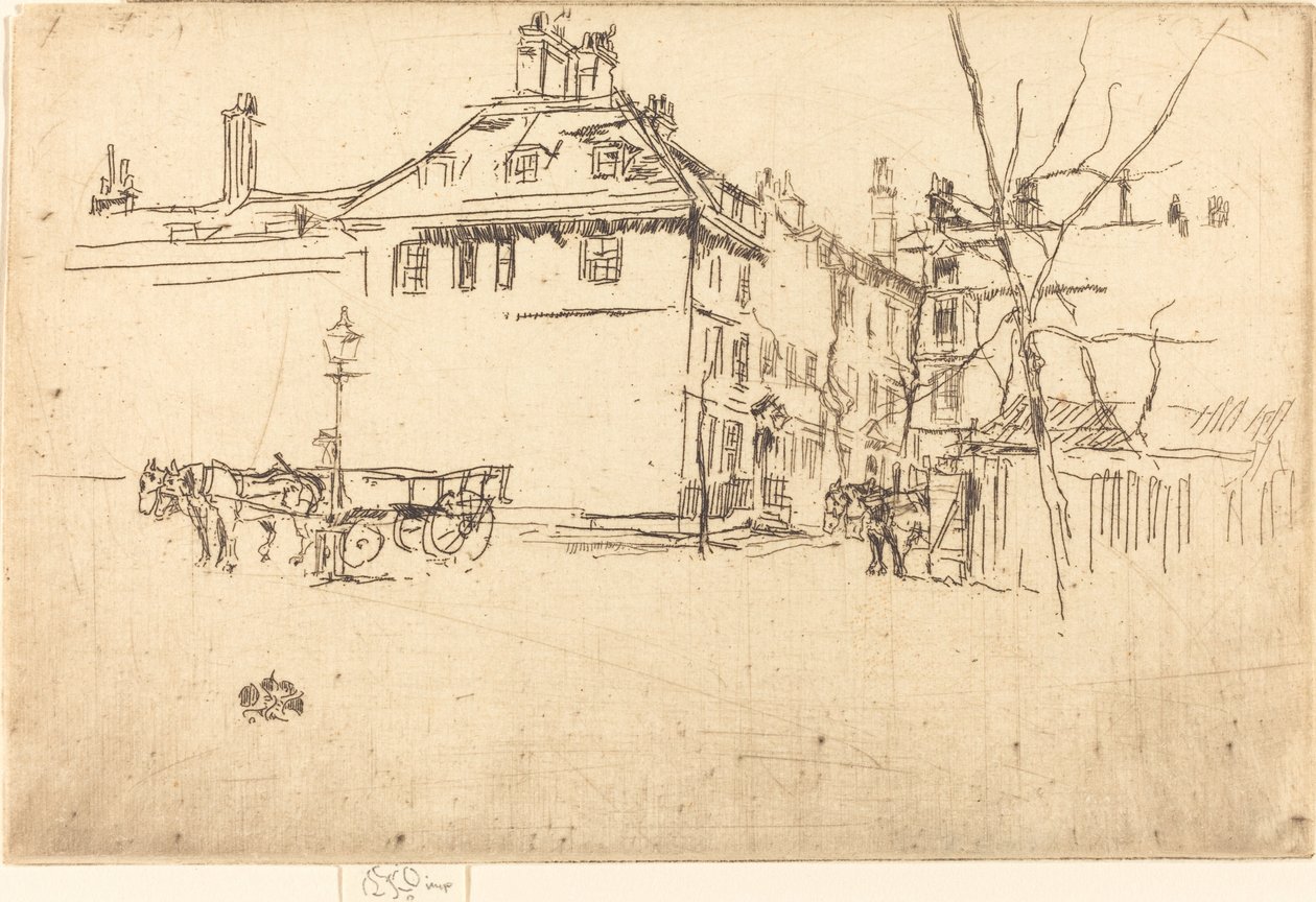 Chrám od James Abbott McNeill Whistler