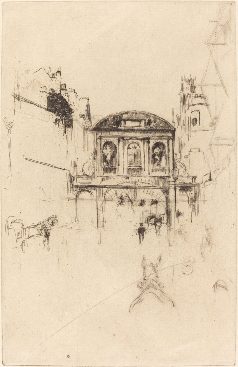 Temple Bar od James Abbott McNeill Whistler