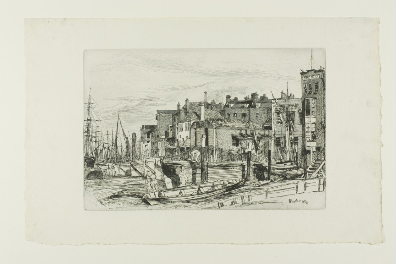 Temžská policie od James Abbott McNeill Whistler