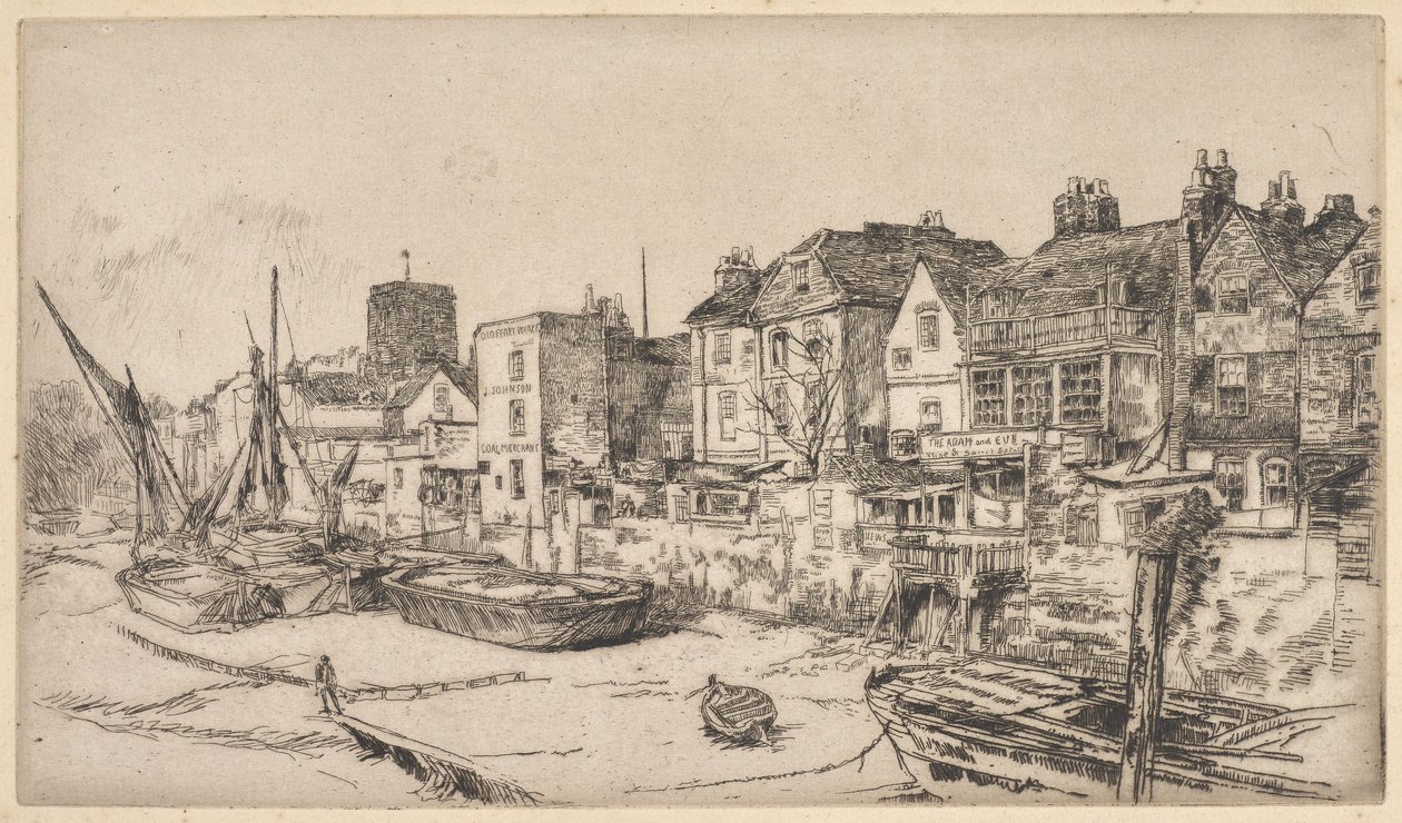„Adam a Eva“, Old Chelsea od James McNeill Whistler