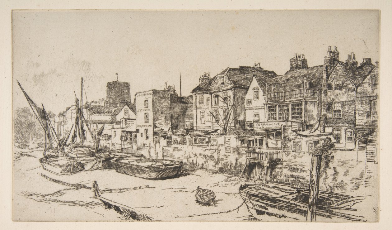 "Adam a Eva", Old Chelsea od James McNeill Whistler
