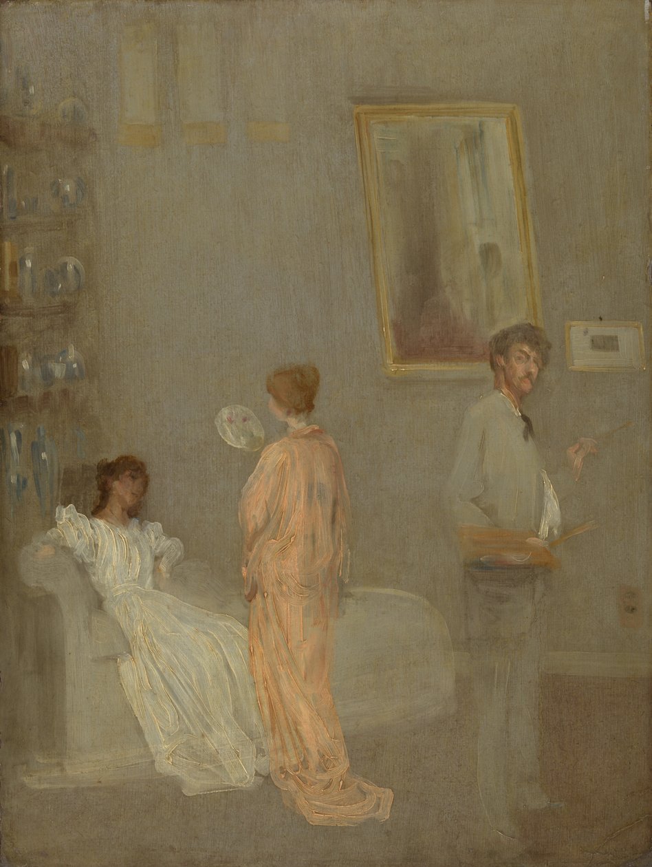 Umělec ve svém ateliéru od James McNeill Whistler