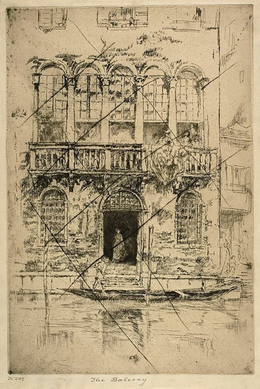 Balkón od James Abbott McNeill Whistler