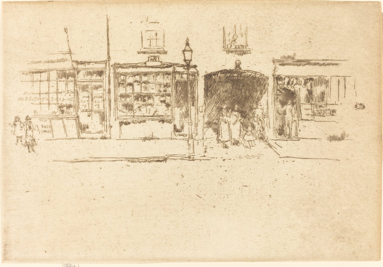 Holičství od James Abbott McNeill Whistler