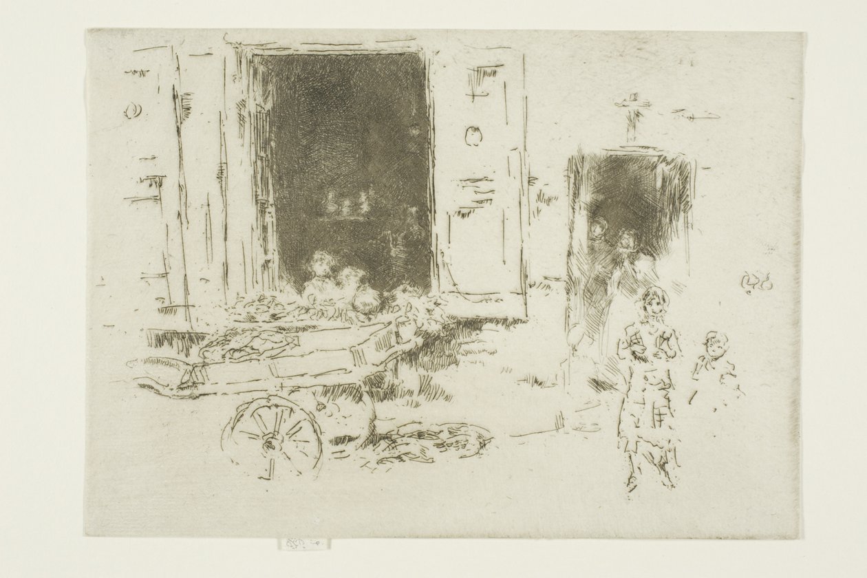 The Barrow - Marolles District, Brusel od James Abbott McNeill Whistler