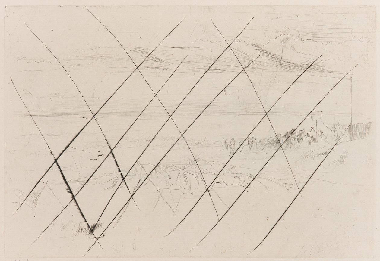Pláž, Hastings od James Abbott McNeill Whistler