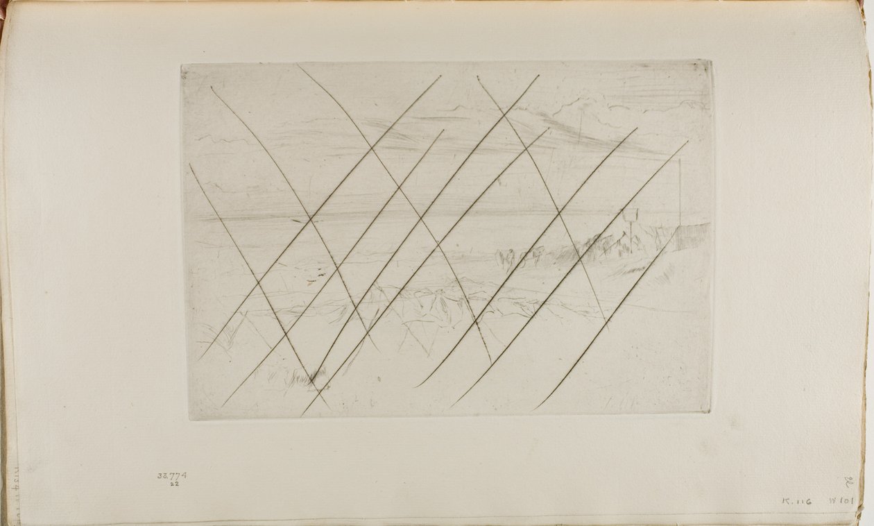 Pláž, Hastings od James Abbott McNeill Whistler