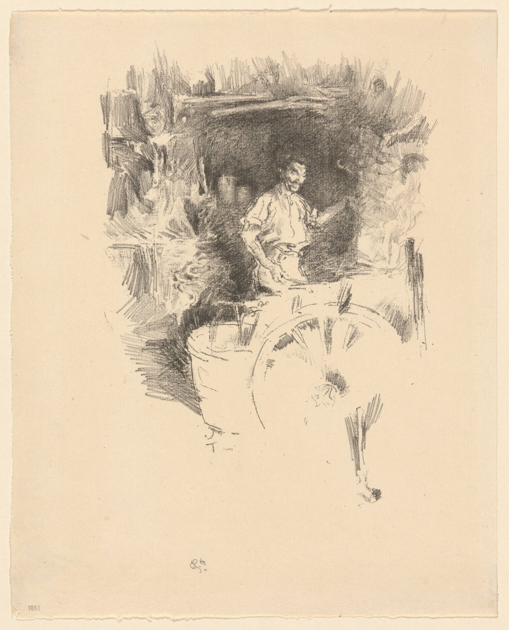 Kovář od James Abbott McNeill Whistler