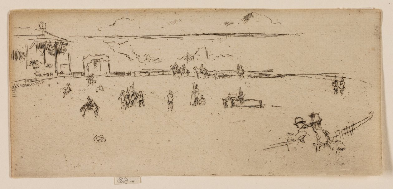 Bucking Horse, Divoký západ od James Abbott McNeill Whistler