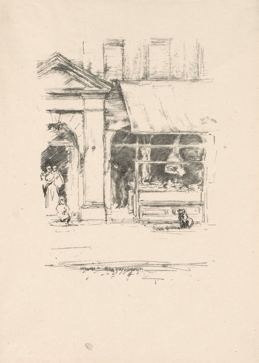Řezníkův pes od James McNeill Whistler