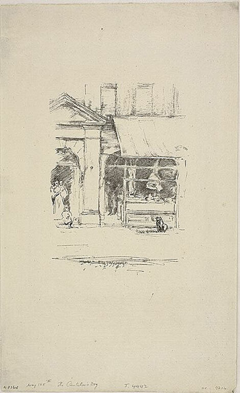 Řezníkův pes od James McNeill Whistler