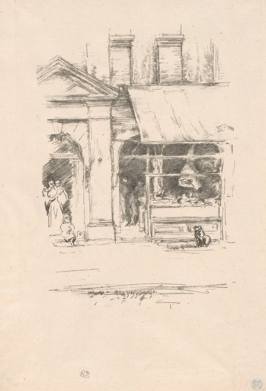 Řezníkův pes od James McNeill Whistler