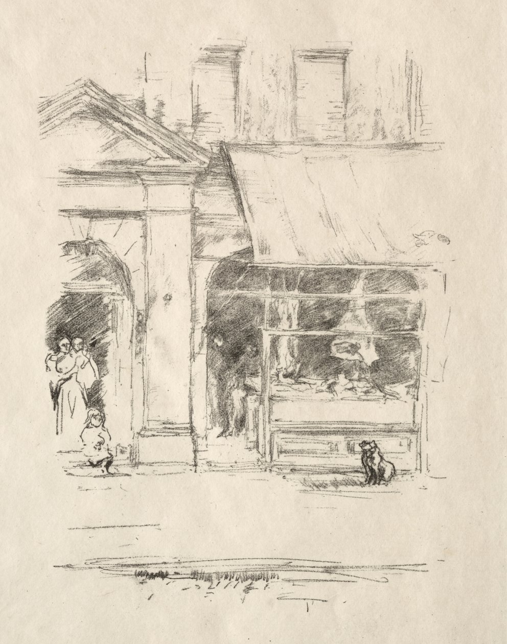 Řezníkův pes od James McNeill Whistler