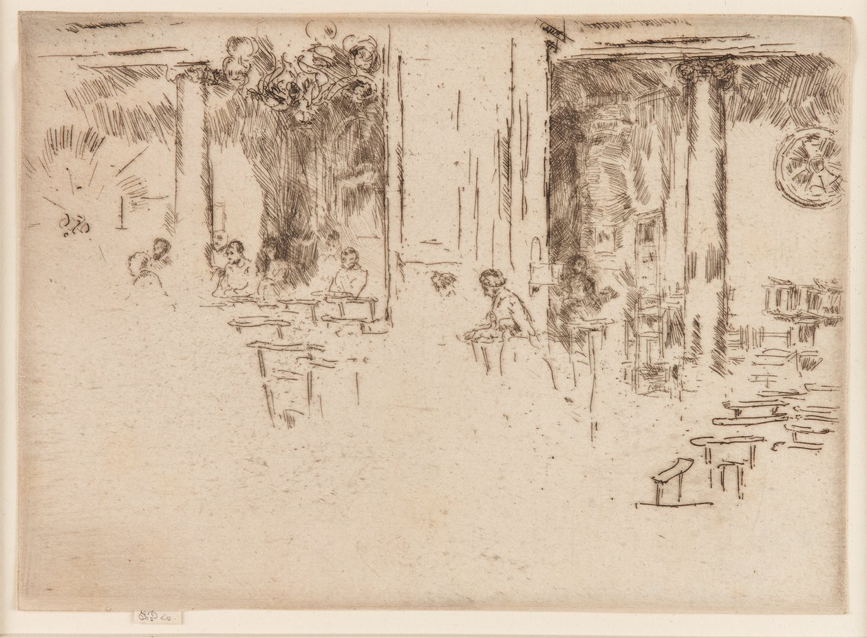 Kostel – Brusel (adorace) od James Abbott McNeill Whistler