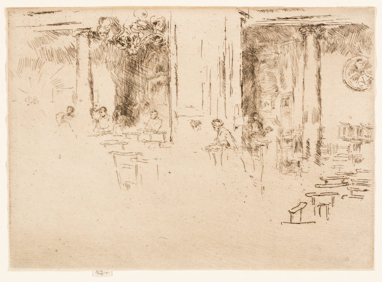 Kostel – Brusel (adorace) od James Abbott McNeill Whistler
