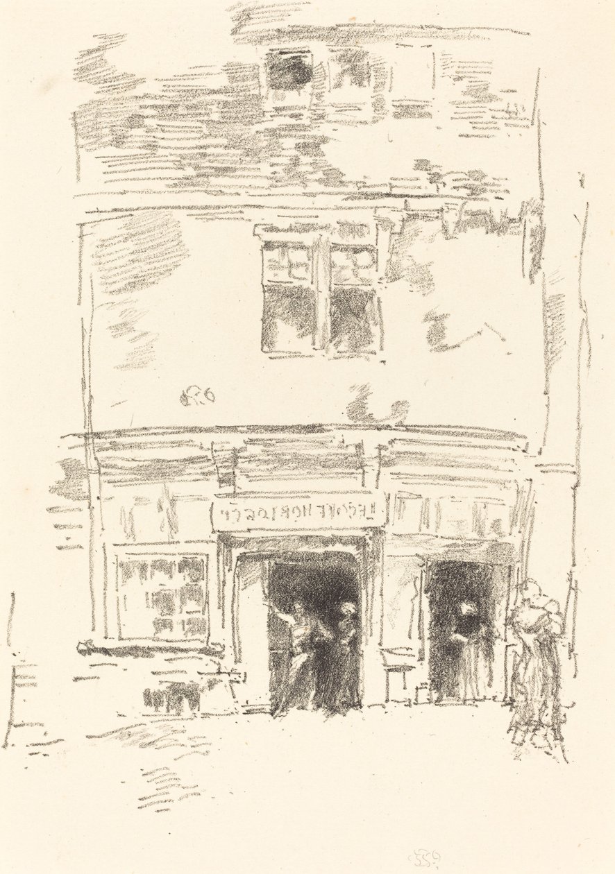 Hodináři, Paimpol od James Abbott McNeill Whistler