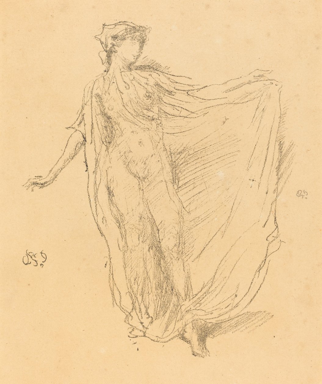 Tančící dívka od James Abbott McNeill Whistler