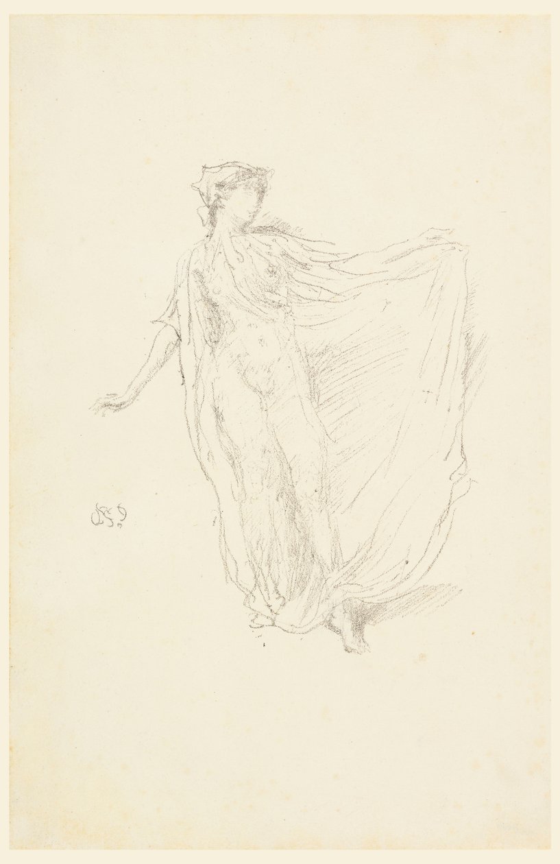 Tančící dívka, 1890 od James Abbott McNeill Whistler