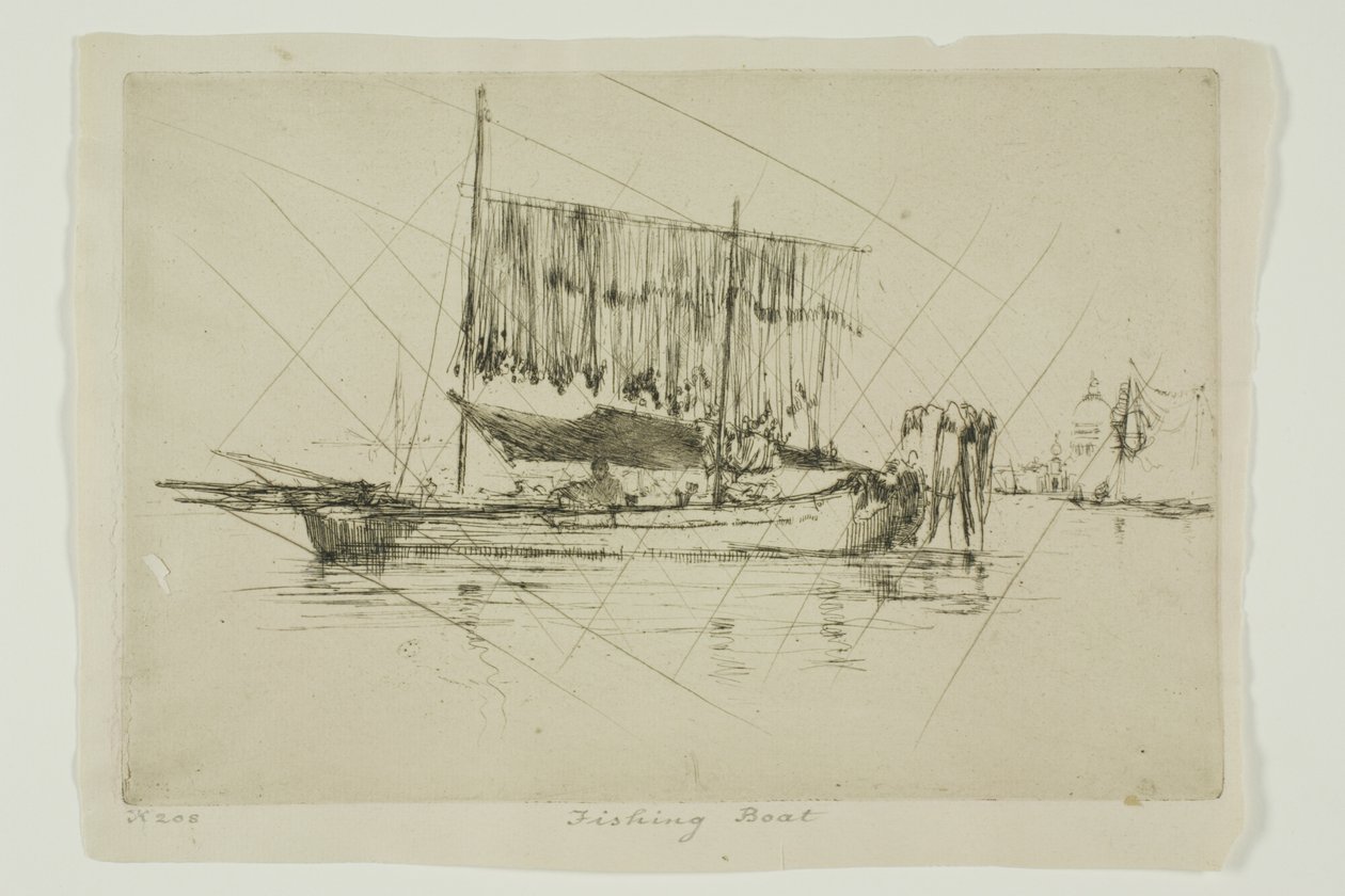 Rybářská loď od James Abbott McNeill Whistler