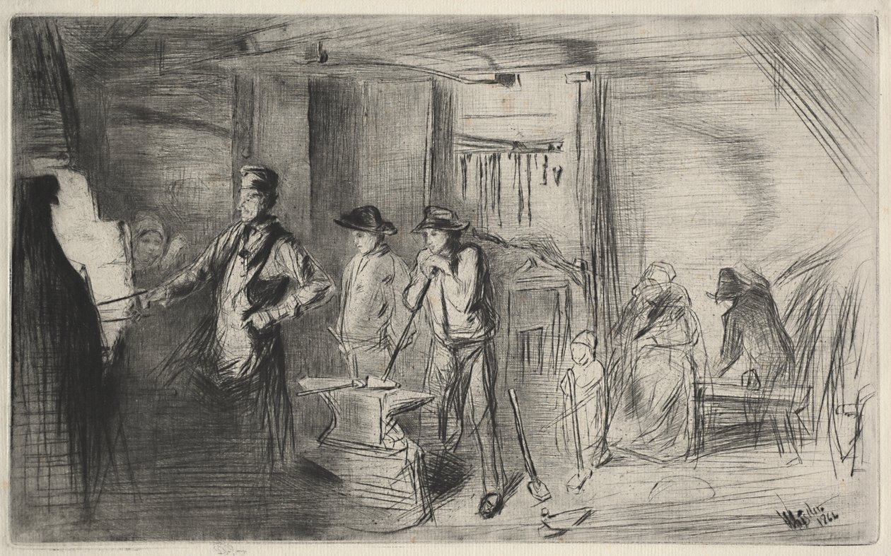 The Forge od James McNeill Whistler