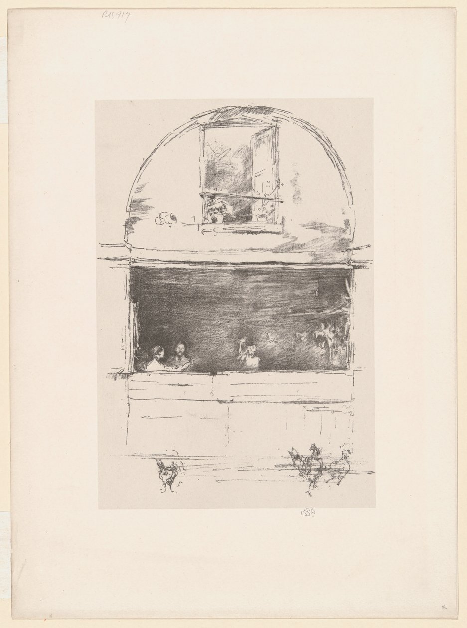 Forge, Passage du Dragon od James Abbott McNeill Whistler