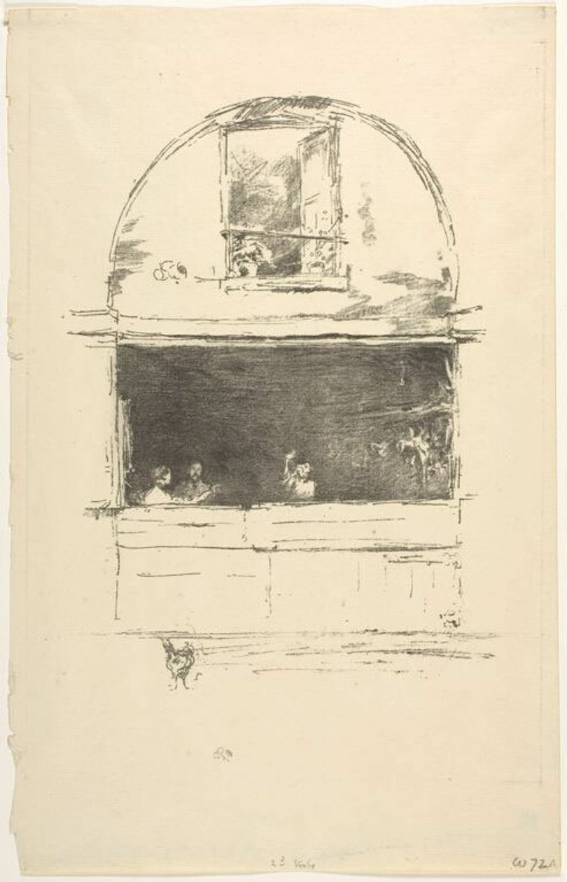 Kovárna, Passage du Dragon od James McNeill Whistler