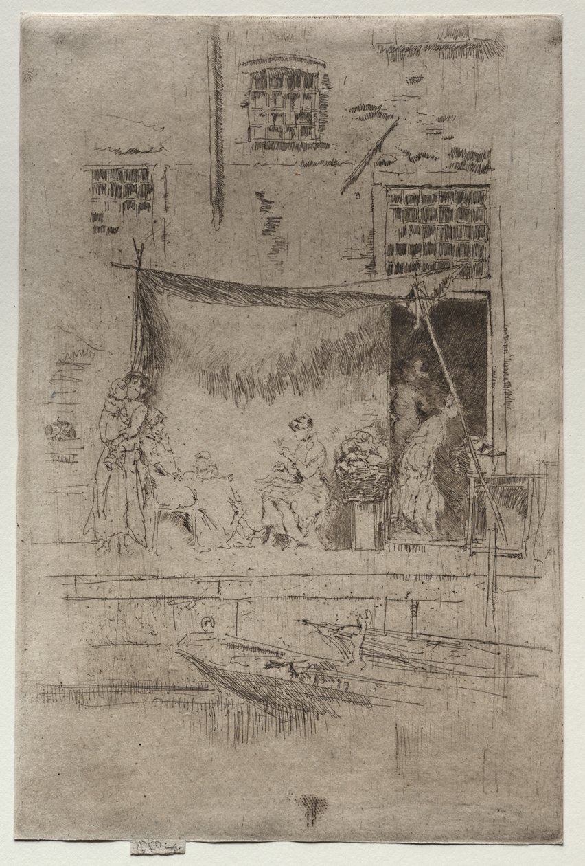 Stánek s ovocem od James McNeill Whistler