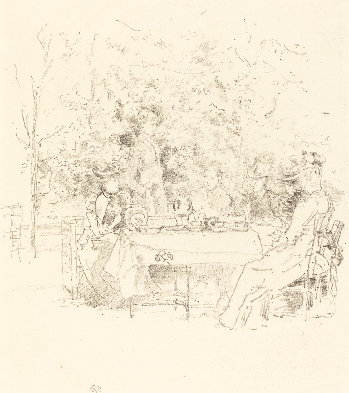 Zahrada od James Abbott McNeill Whistler