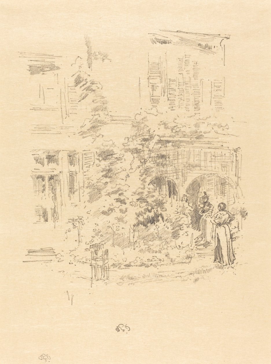 Zahradní veranda od James Abbott McNeill Whistler
