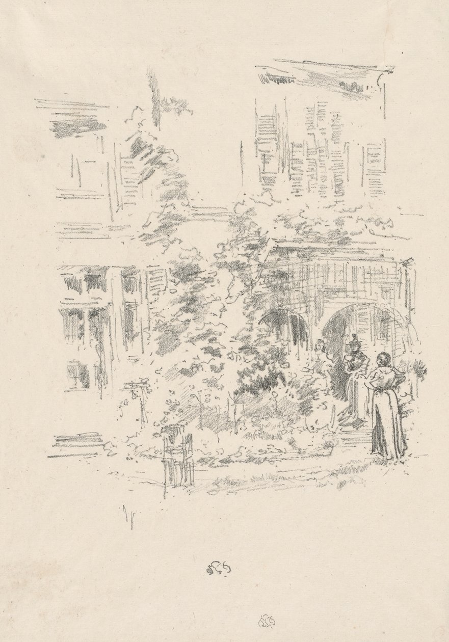 Zahradní veranda od James Abbott McNeill Whistler