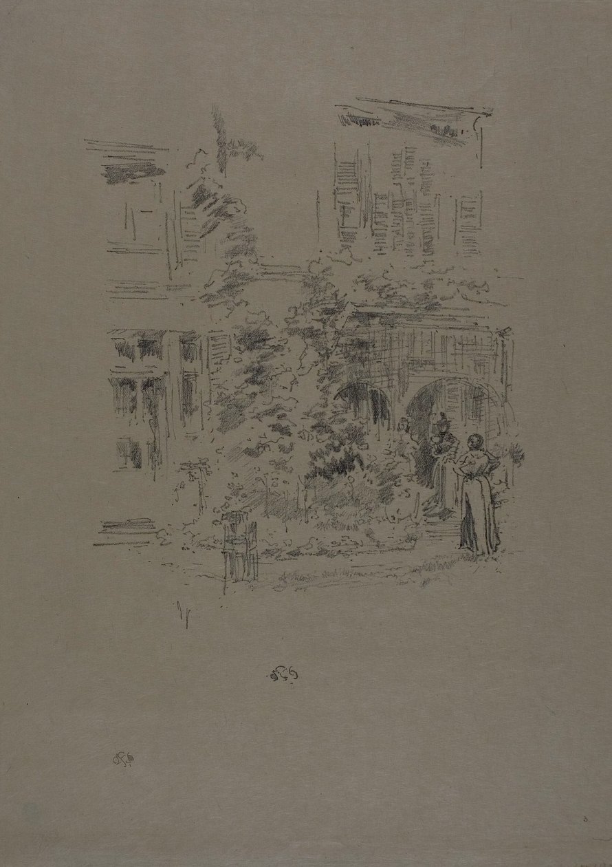 Zahradní veranda od James Abbott McNeill Whistler