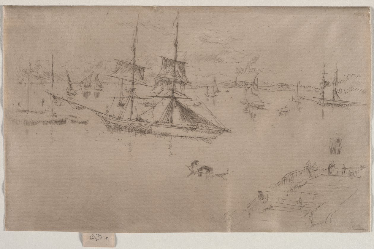 Laguna, poledne od James McNeill Whistler