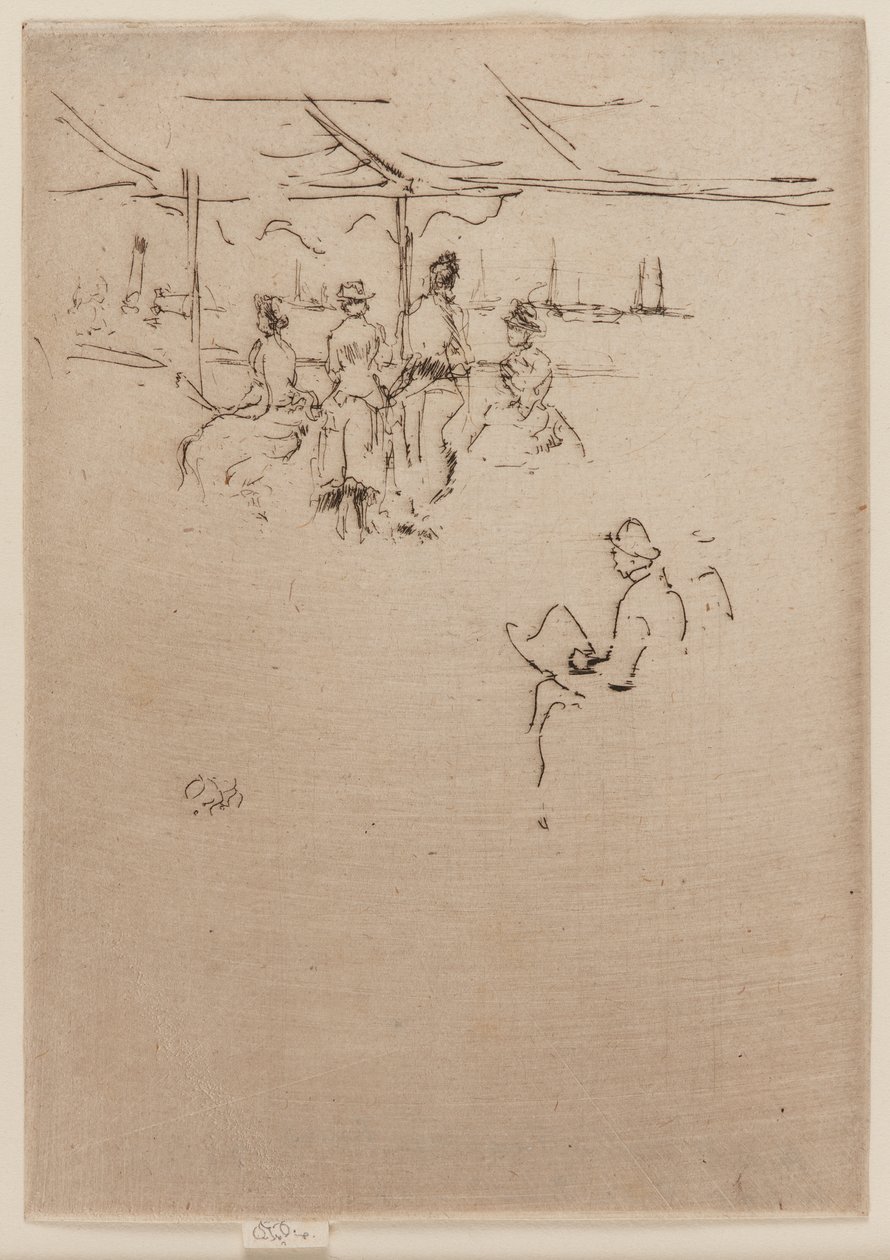Přistávací fáze, krávy od James Abbott McNeill Whistler