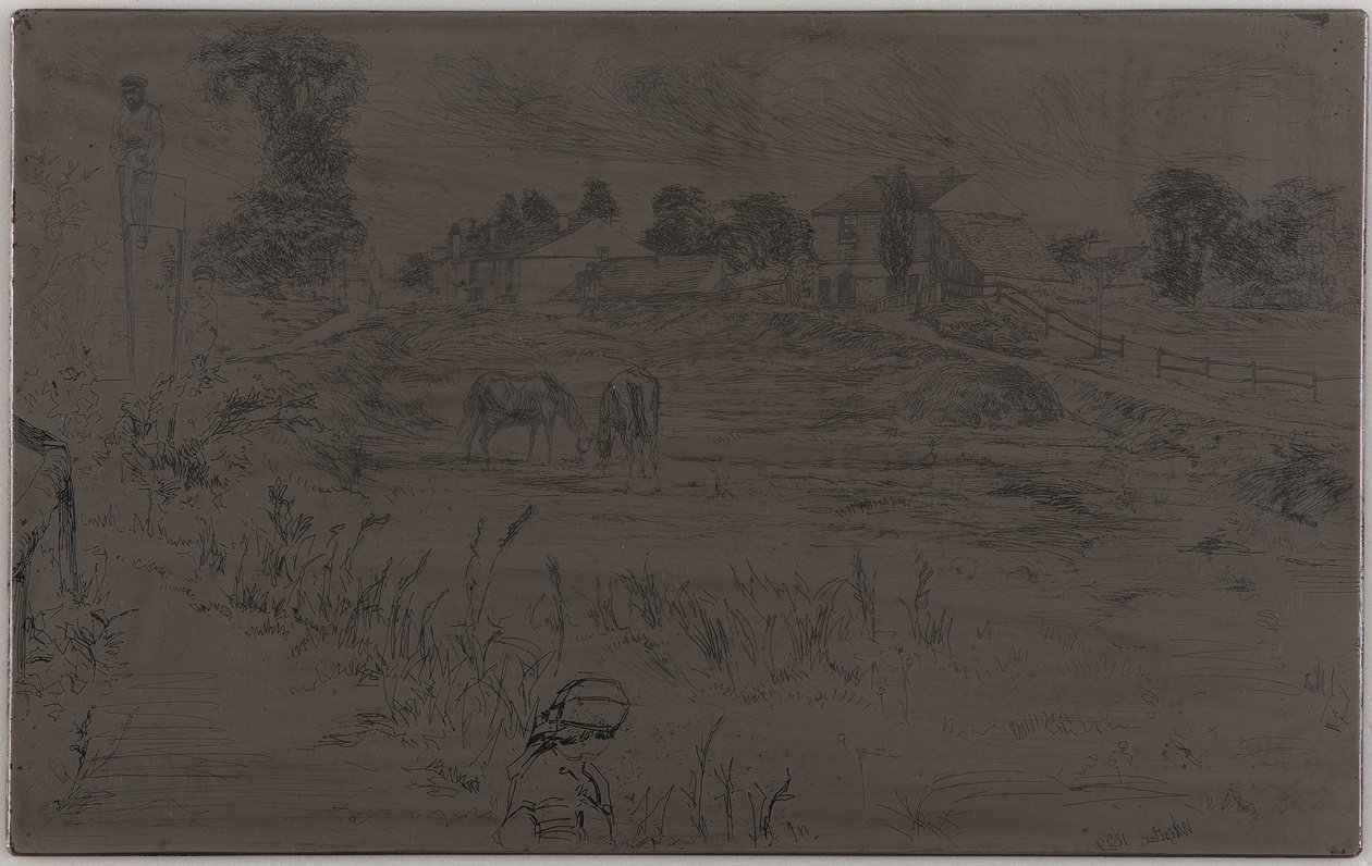 Krajina s koněm od James Abbott McNeill Whistler