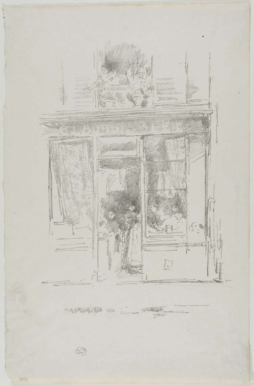Prádelna: "Pradelna z Place Dauphine" od James Abbott McNeill Whistler