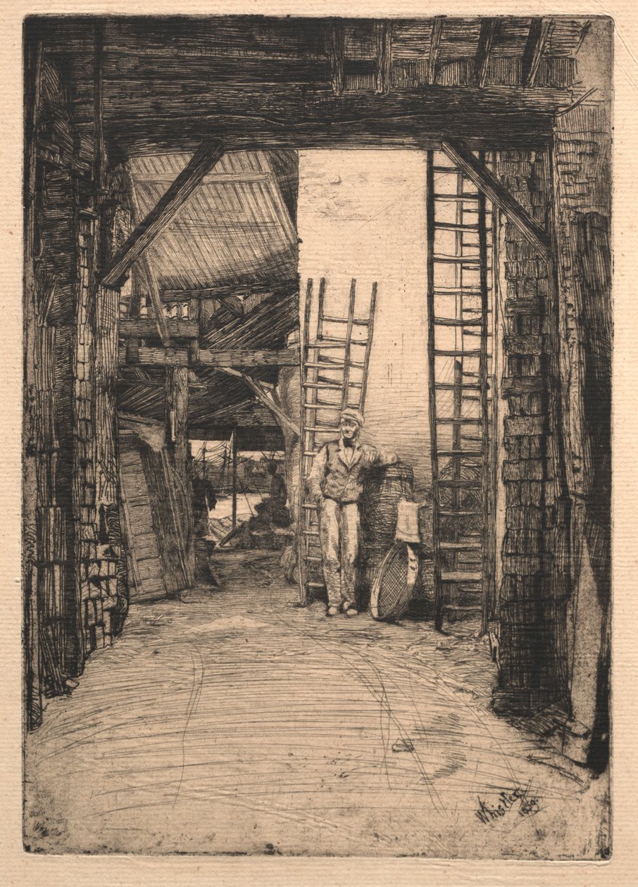 Spalovač vápna od James McNeill Whistler