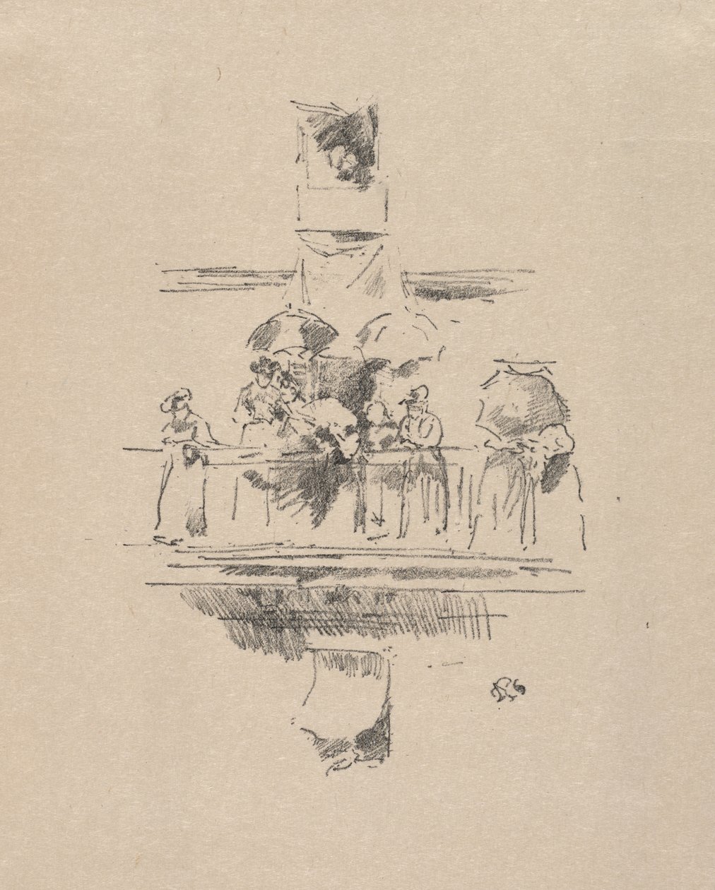 Malý balkón od James McNeill Whistler