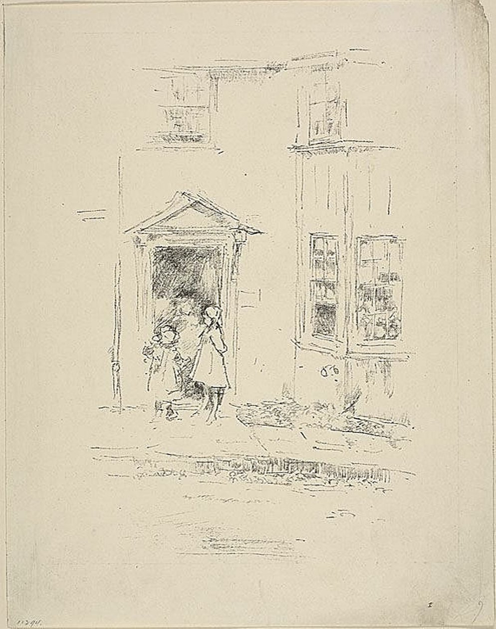 The Little Doorway, Lyme Regis od James Abbott McNeill Whistler