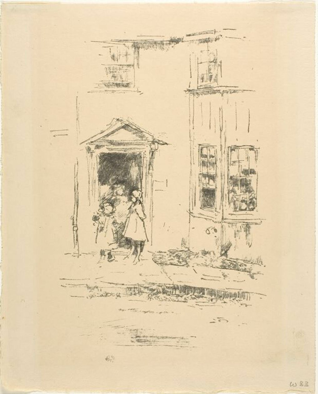 The Little Doorway, Lyme Regis od James McNeill Whistler