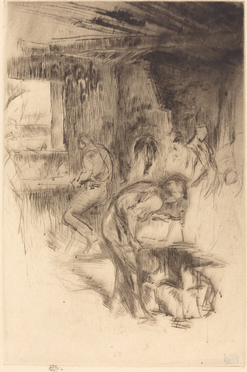 Malá kovárna od James Abbott McNeill Whistler