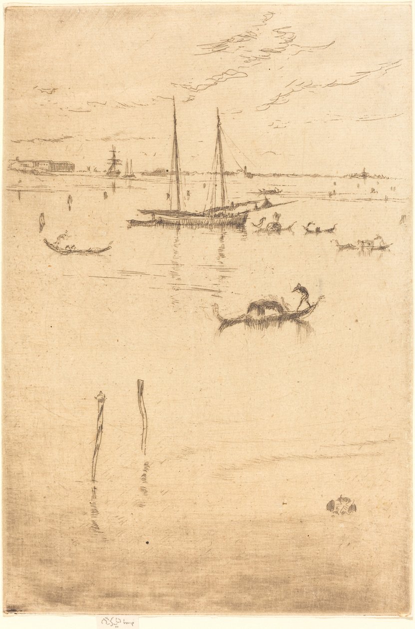 Malá laguna od James Abbott McNeill Whistler